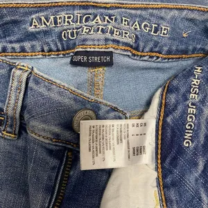 American Eagle Medium Wash High Rise Jegging Denim Jeans Y2k Grunge Alt Casual thumbnail 7