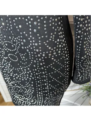 Vintage Y2K studded dress bodycon black punk goth rave alt edgy biker grunge M L thumbnail 10