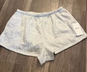 NWT Always You Gray Lounge Shorts Size M thumbnail 1