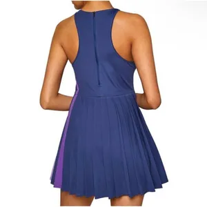 Fourlaps‎ Womens Swift Blue Purple Pleated Tennis Golf Athletic Active Dress S thumbnail 2