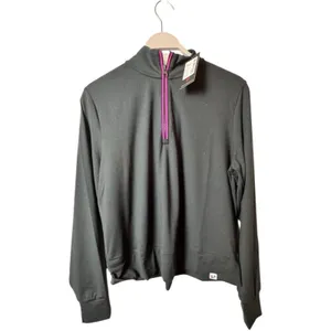 Peloton Athletic Sporty Dream Blend Half Zip Sweater with Pink Accents Sz XL NWT thumbnail 4