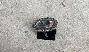 Elegant Silver and Blue Women's Ring Size 6 thumbnail 2