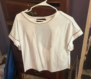 SHEIN White Short Sleeve Tee thumbnail 1