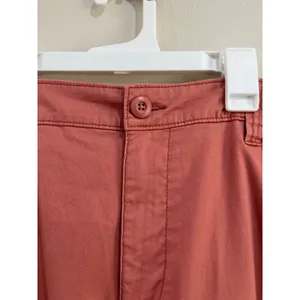 Old‎ Navy High Rise OG Chino Pants Pink Cotton Blend Casual Preppy Size L thumbnail 3