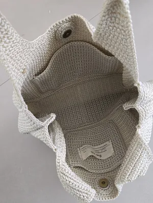 The Sak Cream Hand-crocheted Shoulder Bag thumbnail 6
