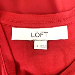 LOFT Hot Pink Tiered Tank Top Layered Hem Business Casual‎ Feminine Size Small thumbnail 3
