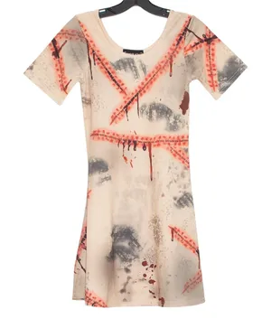 Dolls Kill Dress Zombie Halloween Cyber Goth Punk Horror Rebel‎ Costume Small thumbnail 1