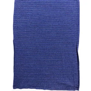 Vintage Faded Glory Maxi Dress Women L‎ Blue Striped Sleeveless Ribbed Knit Y2K thumbnail 6