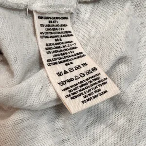 Free People Seaside Linen Slub Cowl Neck‎ Cropped Pullover Sweater Size Small S thumbnail 5