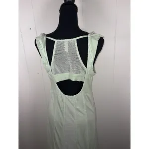 Anthropologie‎ Daily Practice Back Detail Green Maxi Dress Size S thumbnail 4