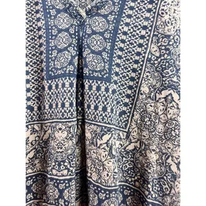 Lucky Brand Women's Navy Blue & Tan Sleeveless Top thumbnail 2