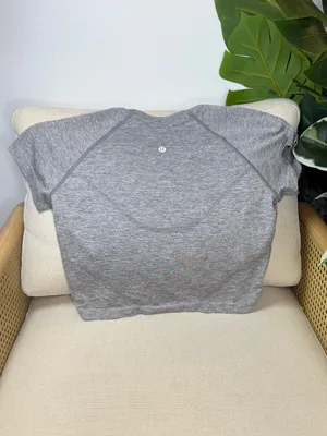 Lululemon Swiftly Tech Cropped Short-Sleeve Shirt 2.0 Size 8 thumbnail 4