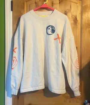 Beige Multi Yin Yang Oversized Sweatshirt 0722/415/710 $69.90 EUC 1X thumbnail 3