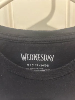 Wednesday Black Graphic Tee thumbnail 2