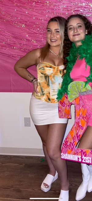 Pretty Little Thing Orange Tie Dye Print Structured Corset Top thumbnail 3