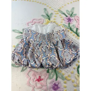 A COLLECTION ‎ White Blouse with Colorful Floral Design size m thumbnail 4
