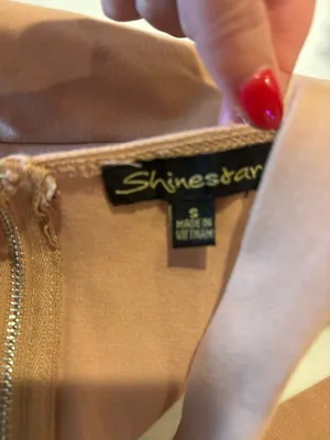 Shinestar Light Pink Top w/ Built in Bra thumbnail 3