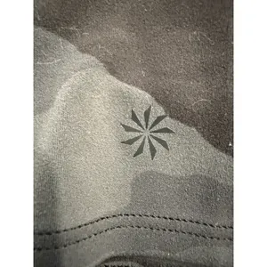 Athleta Conscious Crop Top Camo High Neck Sports Bra Tank Grey‎ Black Small 3661 thumbnail 5