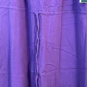 Lauren‎ Ralph Lauren Purple Cotton Gauze Maxi Dress Tie Neck 16 NEW thumbnail 7