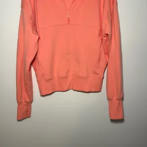 Old Navy Active Dynamic Fleece Half Zip Sweatshirt Size Large Tall Peach Nectar thumbnail 3