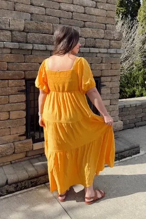 BOUTIQUE YELLOW MAXI DRESS thumbnail 2