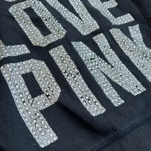 Pink Victoria’s Secret Hoodie with Dog Logo thumbnail 6