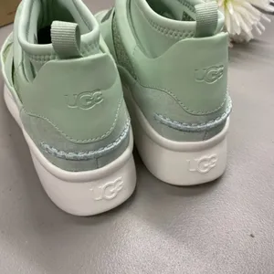 Ugg Sneaker Glitter Chunky Mint Green Spellout Graphic Strap Shoe Womens Size 7 thumbnail 6