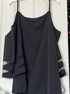 Women’s blouse Black Size L thumbnail 1