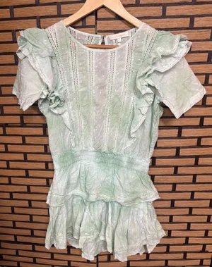 Loveshackfancy Natasha jade mist dress size XS thumbnail 1