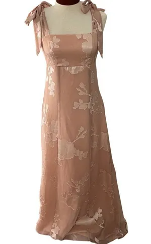 Show Me Your Mumu NWT Dress Shoulder Ties Size Small Bridesmaid Prom Wedding thumbnail 1