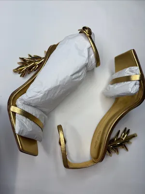 Cult Gaia Sunella Sandal Gold Color Size 39 EU/ 9 US thumbnail 5