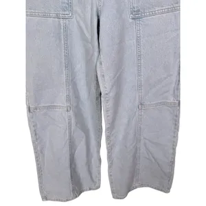 Rails Women's Getty Crop High Rise Wide Leg Jeans Light Wash Blue Size 27 Denim thumbnail 10