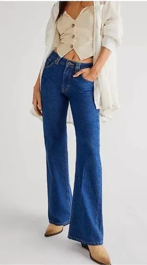 Free People Ava Highrise Bootcut jeans blue 30 thumbnail 1