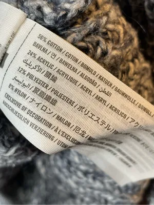 Abercrombie & Fitch Marled Knit Turtleneck Sweater Gray Chunky Cozy Pullover S thumbnail 6