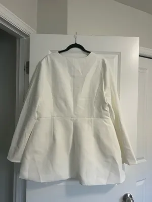 New Showpo Lausanne Mini Dress Sweetheart Neck Long Sleeve Zip Front Tulip Dress thumbnail 8