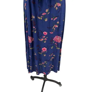 Baltic Born Marion Maxi Dress Off the‎ Shoulder Floral Print Blue Size Small thumbnail 6