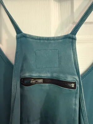 Free People Women's Hot Shot Onesie, Hydro, Blue, M thumbnail 4