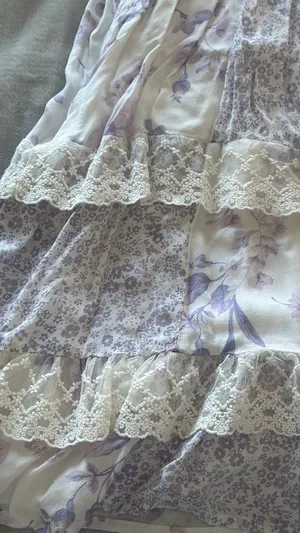 Altar'd State purple floral patchwork dress thumbnail 6