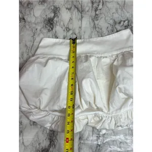 MAJORELLE White Luana Mini Skirt ivory size medium short club festival thumbnail 3
