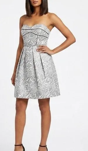 Cynthia Steffe Dress 4 Strapless Prom Formal thumbnail 1