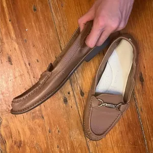 Anne Klein iFlex Brown Loafers with Buckle thumbnail 7