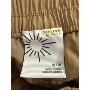 OFFLINE by Aerie Womens Tan Khaki Nylon Cargo Maxi Skirt Elastic Waist Size M thumbnail 4