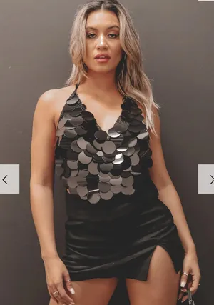 Amazing Lace Sequin Top thumbnail 1