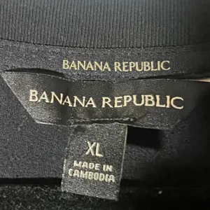 Banana Republic T-Shirt Dress Womens XL Black Pockets Cotton Office thumbnail 4
