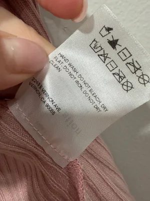 Reformation Jeans Pink Ribbed Tie Front Crop Top Size Small thumbnail 8