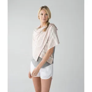 Lululemon Athletica Vinyasa Scarf‎ VitaseaBeach Blanket Stripe Angel Wing Grain thumbnail 2