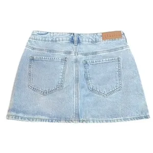 PacSun Bella Mid-Rise Mini Skirt Light Wash Denim Blue Size 27 thumbnail 5