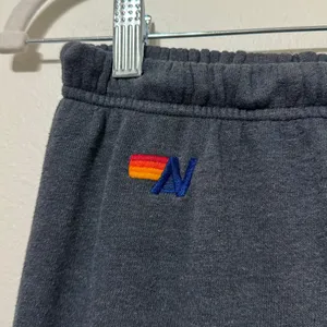 Aviator Nation 5 Stripe Jogger Size Small Gray Women’s Sweatpant thumbnail 4