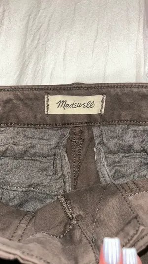 Madewell Baggy Pants Cargo Low-Slung Green thumbnail 4