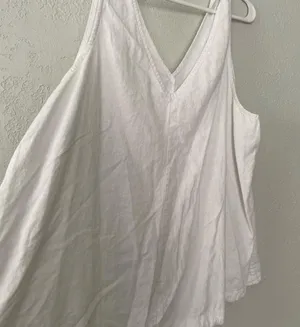 Oversized white tank top Size XL thumbnail 3
